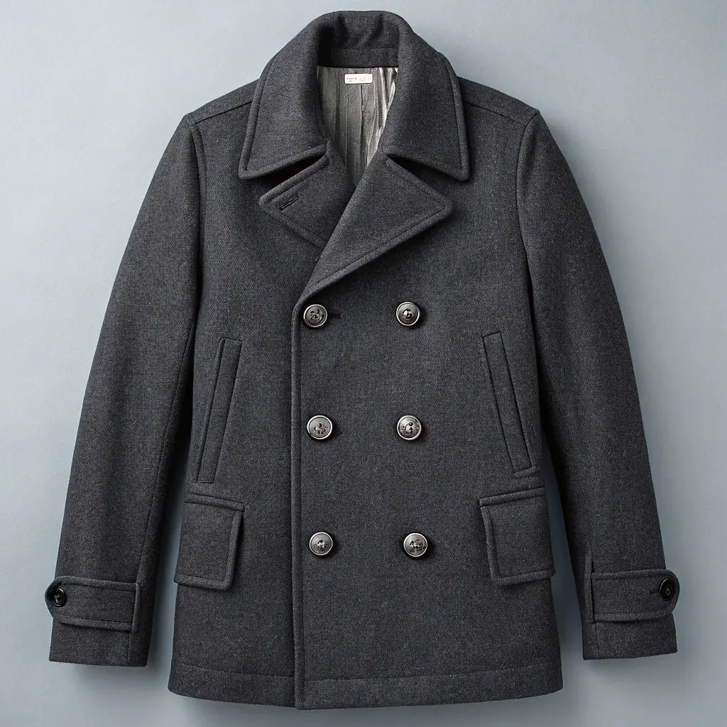 Double-Breasted Peacoat