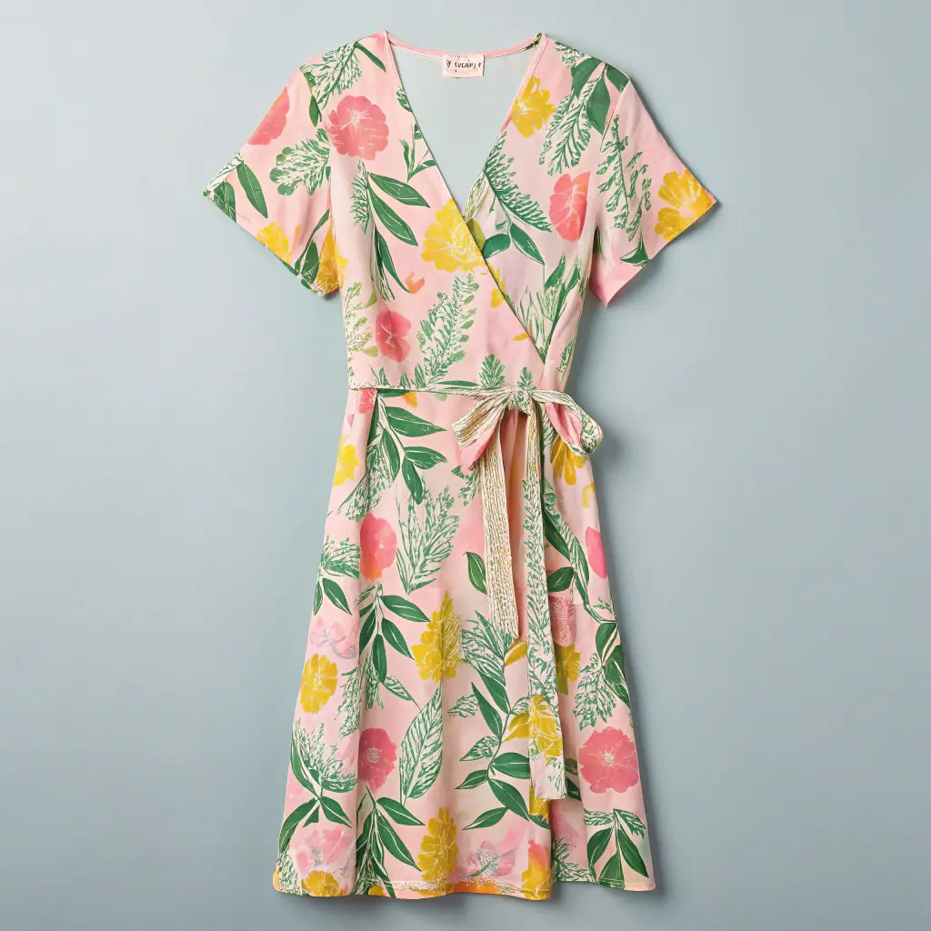 Floral Wrap Dress